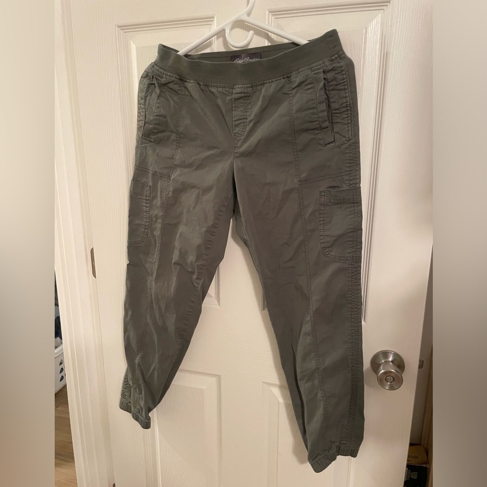 Eddie Bauer Olive Green Cargo Pants